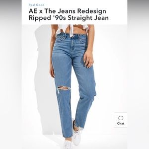 AE 90s straight jean